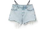 Alexander Wang Выбеленные белые джинсовые шорты Women's Bleached White - фото 4