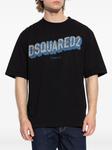Футболка хлопковая DSQUARED2, черный - фото 3