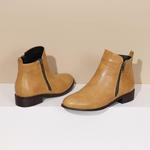 Женские ретро-ботильоны с острым носком Klarmar, Yellow 1 - фото 5