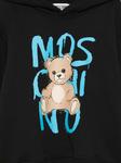 Толстовка с капюшоном Moschino Kids с принтом Teddy Bear, черный - фото 3