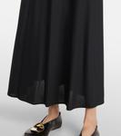 Плиссированная юбка миди Jil Sander, черный - фото 5