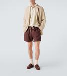 Хлопковая пике-поло Auralee, Pistachio - фото 2