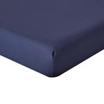 Простыня Homescapes темно-синий, 140/190 см - фото