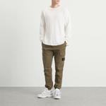 Карго джоггеры Sateen Stone Island, military green - фото 4