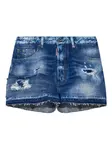 Хлопковые шорты DSQUARED2, синий - фото