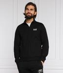 Толстовка мужская Ea7 Regular Fit с белым логотипом, черный - фото 3