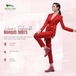 Ботильоны Spring Step Marquis | Стильные и удобные кожаные ботинки, Black - фото 4