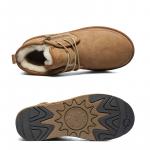 Серые противоскользящие зимние ботинки Unisex AU&MU высотой 11 см - фото 6