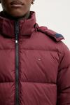 Пуховик Tommy Jeans, бордовый - фото 5