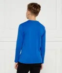 Лонгслив regular fit Boss Kidswear, синий - фото 3
