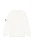 Stone Island Junior свитер с нашивкой Compass, белый - фото 2