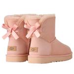 (WMNS) UGG Mini Bailey Bow II 'Beige Blush' - фото 3