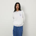 Лос-Анджелес Доджерс Базовая Коллекция 24FW Американский Свитшот Унисекс Экрю MLB - фото 4