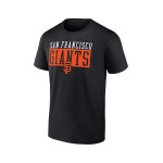 Мужская черная футболка San Francisco Giants Hard To Beat Fanatics, черный - фото 2