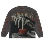 Футболка Godspeed Code Red Long-Sleeve T-Shirt, Grey Wash - фото