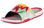Шлепанцы и сланцы JORDAN Hydro 7 Retro Soft Sole Cozy Sports Slippers Gray Red Orange 'White' - фото 2