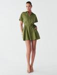 Платье-рубашка BWLDR Lori, оливковый - фото