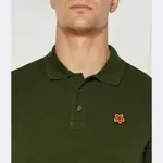 Рубашка-Поло узкого кроя Kenzo, хаки - фото 3