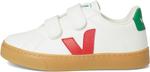 Кроссовки VEJA Kids  Small Esplar Chromefree, Extra White/Pekin/Emeraude - фото 4
