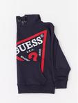 Толстовка оверсайз Guess, синий - фото 4