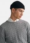 Свитер CABLE C NECK GANT, серый меланж - фото 4