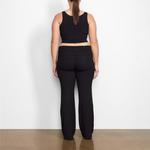 Брюки с откидными плотами SKIMS Soft Lounge, цвет Onyx - фото 4