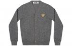Свитер Unisex Medium Gray CDG Play, серый - фото