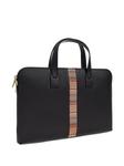 Полосатая сумка для ноутбука Paul Smith, черный - фото 4
