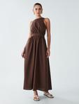 Макси платье Willa Liliana, Chocolate - фото 7