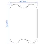 Крышка IKEA, 36x26 см, цвет bamboo - фото 5