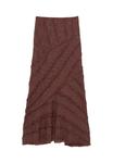 Юбка PULL&BEAR MIDI , Brown - фото 5