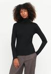 Топ TOM TAILOR ROLLNECK, Deep Black/Black - фото 4