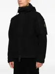 Вельветовая куртка с капюшоном Stone Island, черный - фото 3