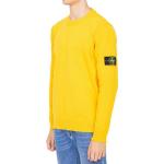 Свитер logo patch crewneck jumper 'yellow' Stone Island, желтый - фото 4