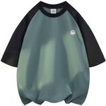 Футболка Unisex Doraemon, светло-хаки и черный - фото 6