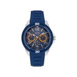 Синие резиновые часы GUESS - фото