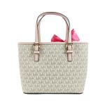 MICHAEL KORS Сумка Jet Set Leather, шоппер, мини-клатч Vanilla White - фото 11