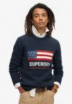 Свитер Superdry, темно-синий - фото 3