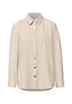 Блуза Street One Button-down blouse, Beige - фото 5