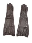 Кожаные перчатки Manokhi, коричневый - фото