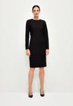 Платье-футляр Long Sleeve adL, черный - фото 2