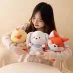 Серые животные плюшевые куклы высота 23см MENGDINUO - фото 6