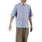 GUCCI Мужская синяя рубашка - фото 7