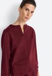 Топ Rich & Royal Long sleeved top, Ruby Glow/Bordeaux - фото 3
