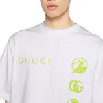 Футболка Printed Jersey GUCCI, белый - фото 6
