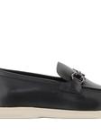 Ferragamo лоферы с декором Gancini, черный - фото 5