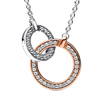 Pandora Унисекс серебряное ожерелье Silver - фото 4