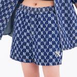 MLB Старые джинсовые шорты Flower Unisex Blue - фото 7