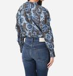 Топ Siena в синем подсолнухе Misa Los Angeles - фото 3