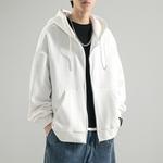 Свитшот-куртка унисекс MONTVOO, светло-серый меланж - фото 4